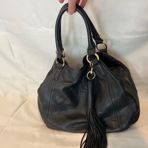 G.I.LI. Large Shoulder Bag with Tassle